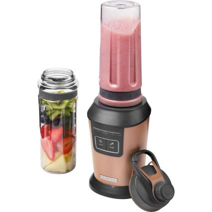 Sencor - Smoothie tehosekoitin tarvikkeineen 800W/230V kuparinvärinen
