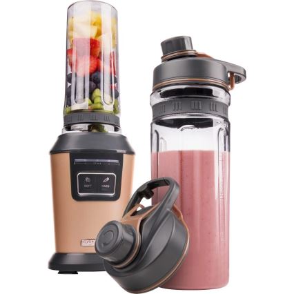 Sencor - Smoothie tehosekoitin tarvikkeineen 800W/230V kuparinvärinen