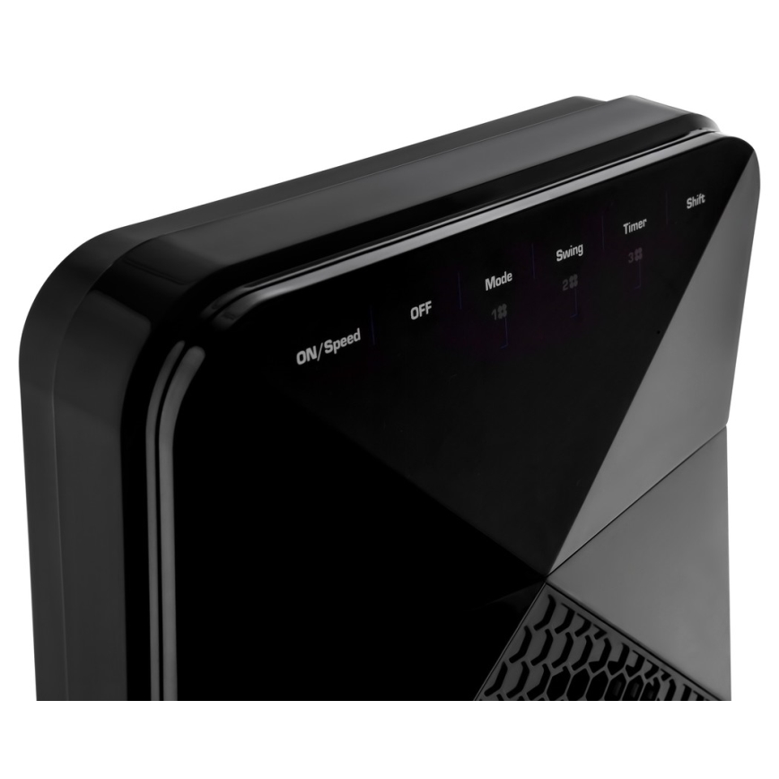 Sencor - Pöytätuuletin UltraThin 90W/230V musta + kaukosäädin