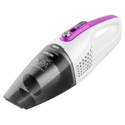 Sencor - Varsi-imuri sähköisellä pyörivällä harjalla 2in1 110W/14,8V 2200 mAh valkoinen
