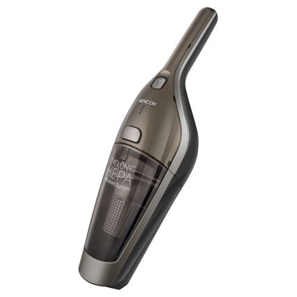 Sencor - Varsi-imuri sähköisellä pyörivällä harjalla 2in1 110W/21,6V 2000 mAh harmaa