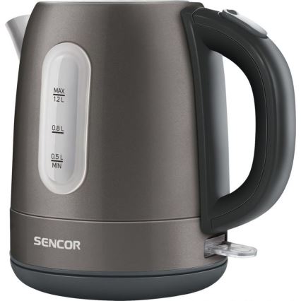 Sencor - Vedenkeitin 1,2 l 2150W/230V antrasiitti