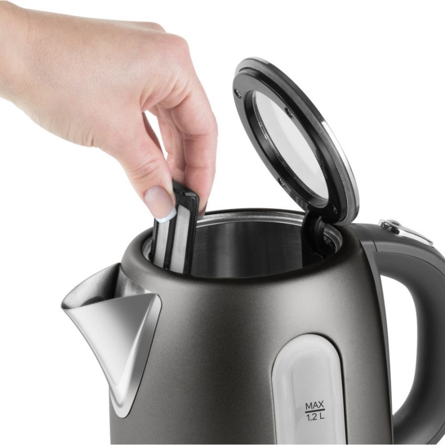 Sencor - Vedenkeitin 1,2 l 2150W/230V antrasiitti