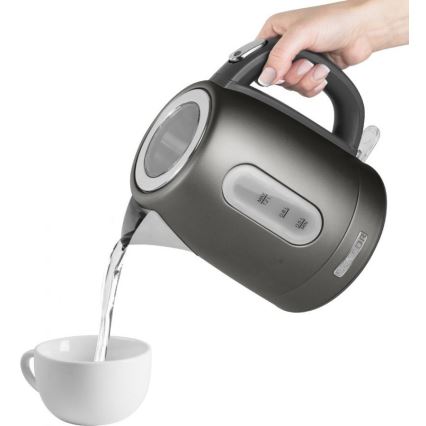 Sencor - Vedenkeitin 1,2 l 2150W/230V antrasiitti