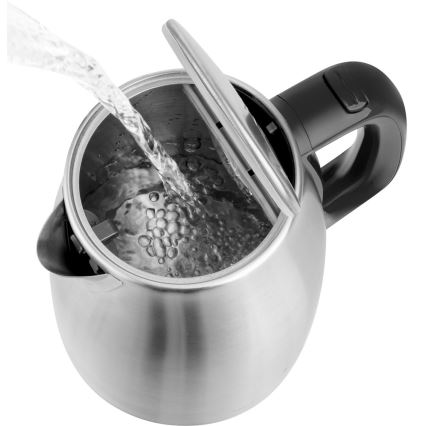 Sencor - Vedenkeitin lämpösäätimellä 1,7 l 2200W/230V ruostumaton teräs