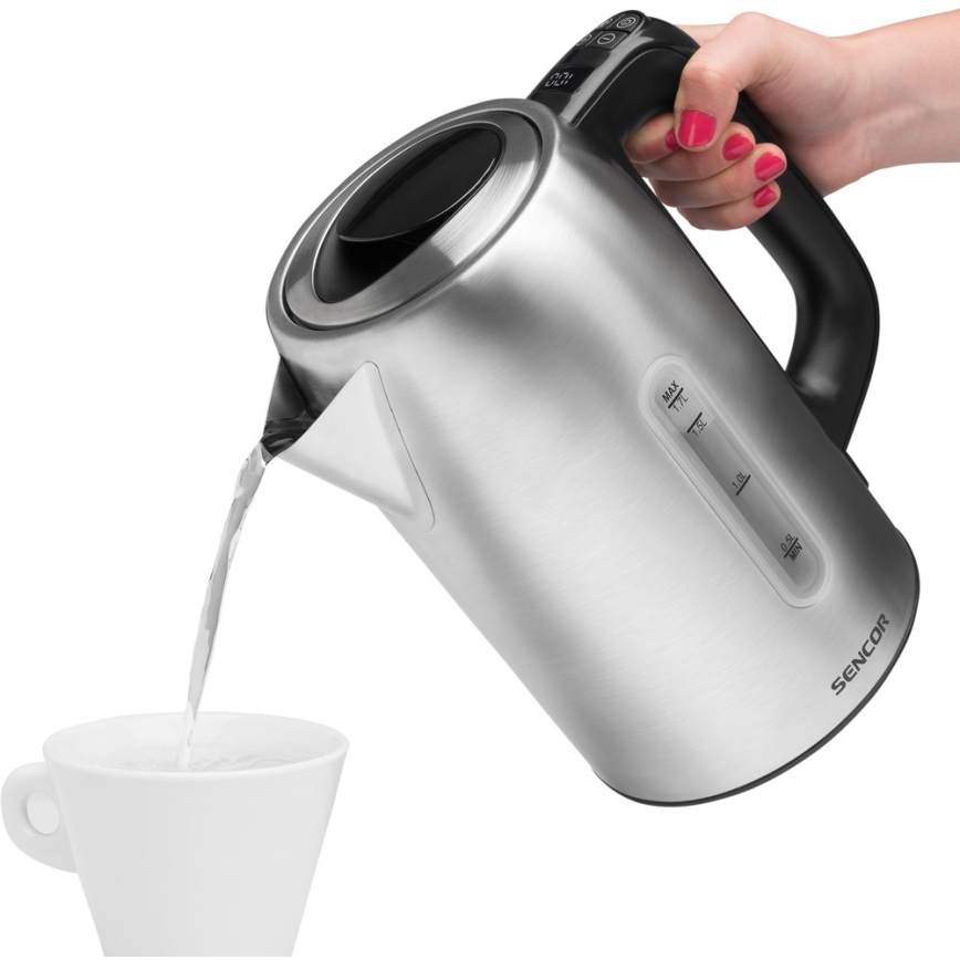 Sencor - Vedenkeitin lämpösäätimellä 1,7 l 2400W/230V