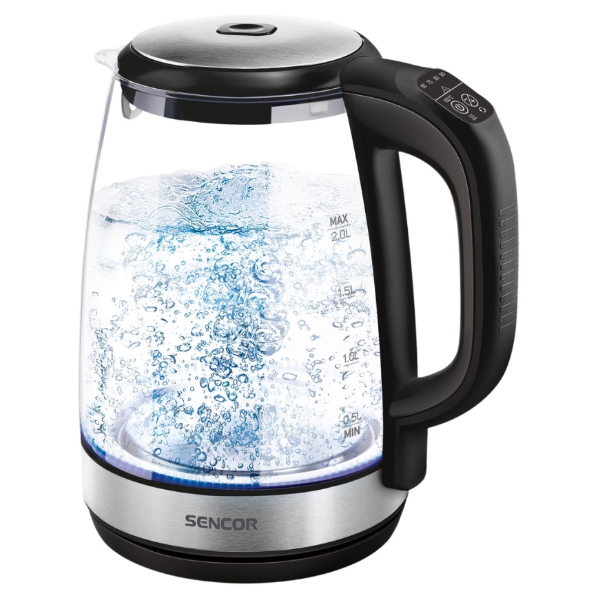 Sencor - Vedenkeitin lämpösäätimellä 2 l 2200W/230V