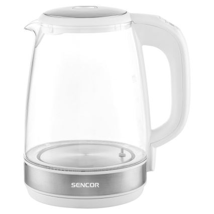 Sencor - Vedenkeitin lämpösäätimellä 2 l 2200W/230V valkoinen