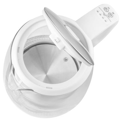 Sencor - Vedenkeitin lämpösäätimellä 2 l 2200W/230V valkoinen