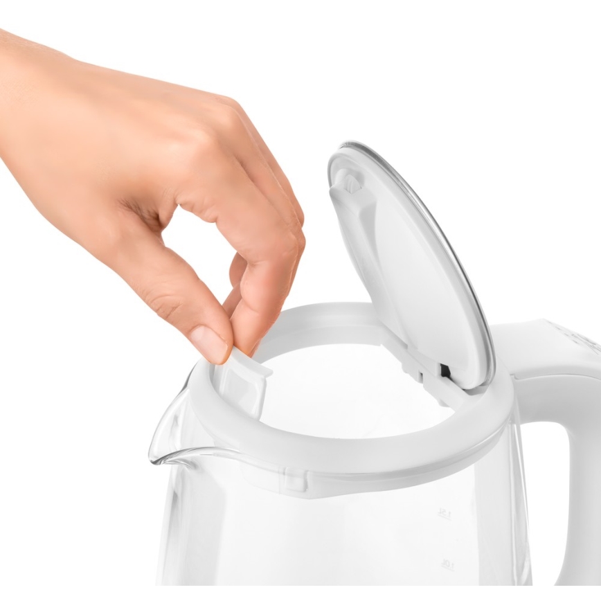 Sencor - Vedenkeitin lämpösäätimellä 2 l 2200W/230V valkoinen