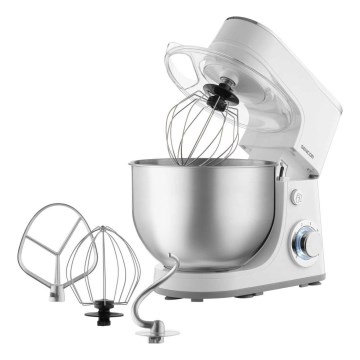 Sencor - Yleiskone ruostumattomalla teräskulholla 1300W/230V valkoinen