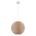 SENSAI-riippuvalaisin vaijerilla, 1xE27/20W/230V, Ø 40 cm, beige