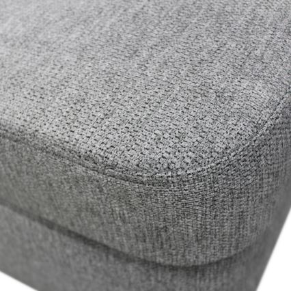 SERPA U-muotoinen avattava oikeanpuoleinen kulmasohva säilytystilalla, harmaa