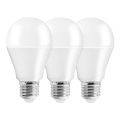 SET 3x LED polttimo A60 E27/10W/230V 3000K