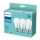 SET 3x LED-polttimo Philips A60 E27/8W/230V 6500K