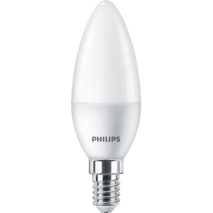 SET 4x LED-polttimo Philips B35 E14/5W/230V 2700K