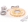 SETTI 1x LED-nauha MYLIVING LIGHTSTRIP LED/22W/230V 5 m + 5x sisäänrakennettava profiili 1 m hopea/valkoinen