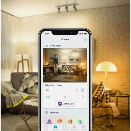 Setti 2 kpl himmennettäviä LED-lamppuja A60 E27/9W/230V 2700K Wi‑Fi + kaukosäädin - WiZ