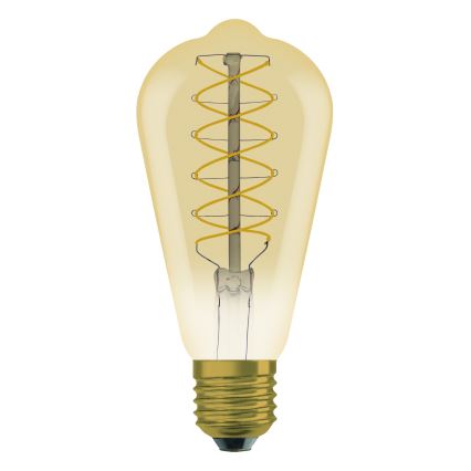 Setti 2 kpl himmennettäviä LED-lamppuja, Vintage Filament, kanta E27, 4,8 W / 230 V, 2200 K — Osram
