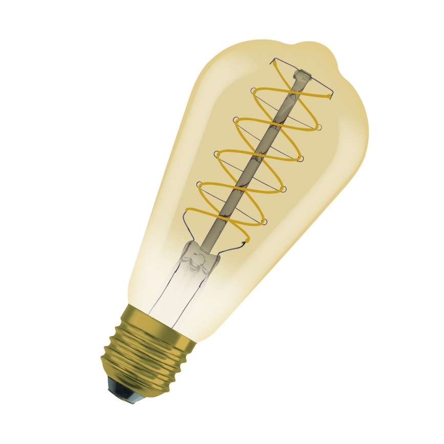 Setti 2 kpl himmennettäviä LED-lamppuja, Vintage Filament, kanta E27, 4,8 W / 230 V, 2200 K — Osram