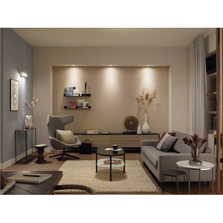Setti 2 kpl himmennettäviä LED-lamppuja Philips Hue WHITE AMBIANCE GU10/4,2W/230V 2200-6500K + himmenninkytkin