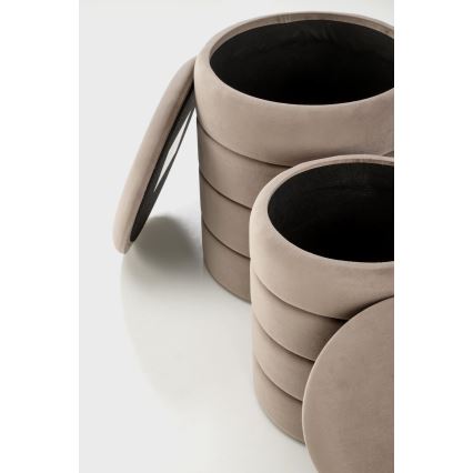 Setti 2 kpl rahi PAX, Ø 33/40 cm, taupe