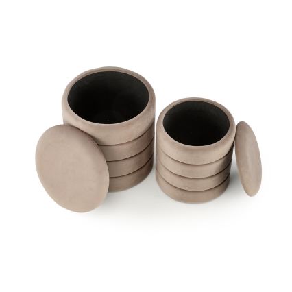 Setti 2 kpl rahi PAX, Ø 33/40 cm, taupe
