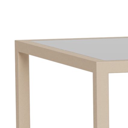 Setti 2 kpl SARON-sohvapöytiä 90x50 cm, harmaa/kirkas