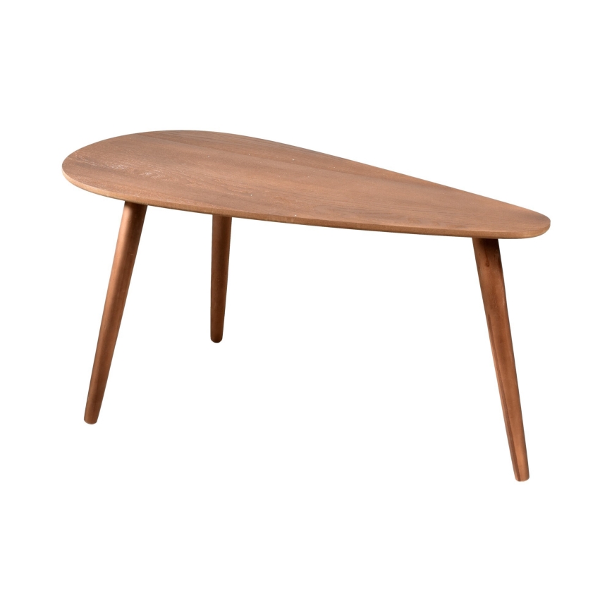 Setti 2 kpl SOLE-sohvapöydät 60/80x30/40 cm pähkinä