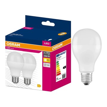SETTI 2 kpl VALUE CLASSIC LED-lamppuja E27/19W/230V 2700K - Osram