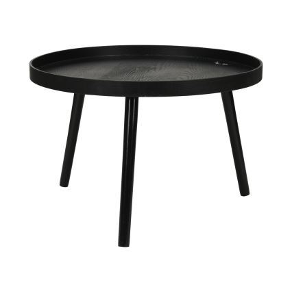 SETTI 2 kpl VERDE-sohvapöytiä Ø 60/38 cm, musta