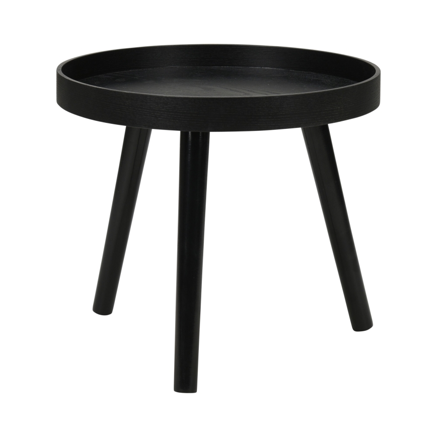 SETTI 2 kpl VERDE-sohvapöytiä Ø 60/38 cm, musta