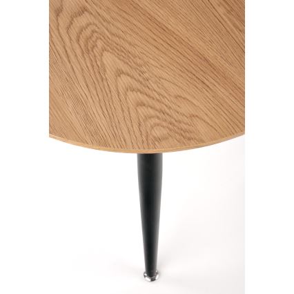 Setti 2 kpl ZENYA-sohvapöytiä, tammi/musta