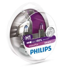 SETTI 2x Autopolttimo Philips VISION PLUS 12258VPS2 H1 P14,5s/55W/12V
