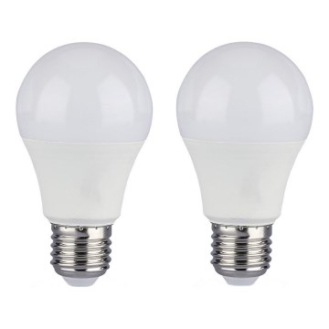 SETTI 2x Himmennettävä LED-polttimo A60 E27/9W/230V 4000K