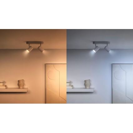 2 kpl himmennettäviä LED-polttimoita liiketunnistimella PAR16 GU10, 4,7 W / 230 V, 2700–6500 K, Ra 90, Wi‑Fi - WiZ