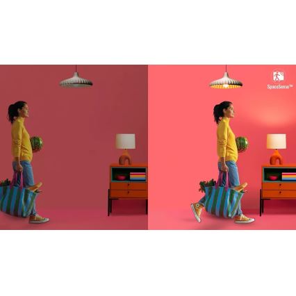 2 kpl himmennettäviä LED-polttimoita liiketunnistimella PAR16 GU10, 4,7 W / 230 V, 2700–6500 K, Ra 90, Wi‑Fi - WiZ
