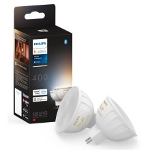 SETTI 2x Himmennettävä LED-polttimo Philips Hue White Ambiance GU5,3/MR16/5,1W/12V 2200-6500K