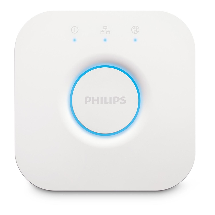 Setti 2x himmennettävää Philips Hue WHITE AMBIANCE GU10 LED-lamppua 4,2W/230V 2200-6500K + Hue Bridge