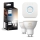 Setti 2x himmennettävää Philips Hue WHITE AMBIANCE GU10 LED-lamppua 4,2W/230V 2200-6500K + Hue Bridge