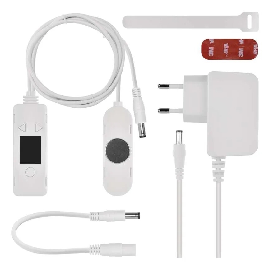 SETTI 2x Jäähdyttimen tuuletin 5/230V valkoinen