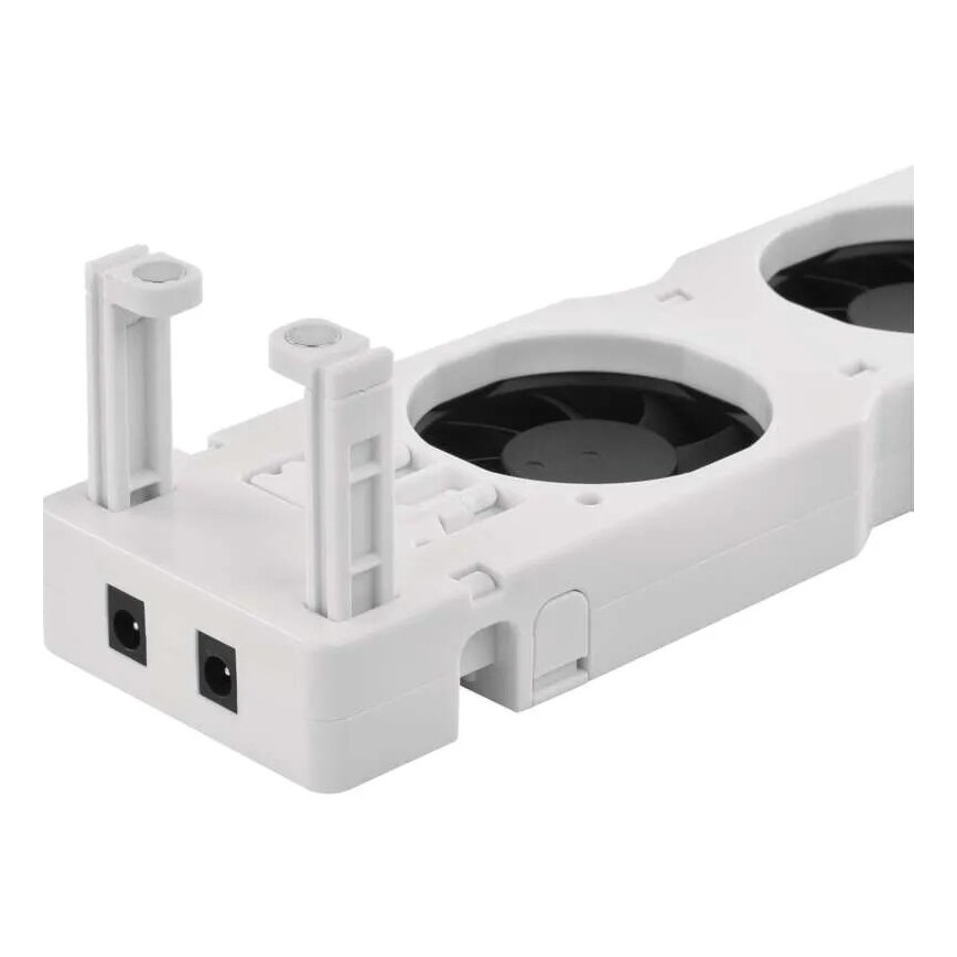 SETTI 2x Jäähdyttimen tuuletin 5/230V valkoinen