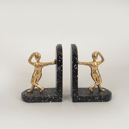 SETTI 2x Kirjapidike kulta/musta