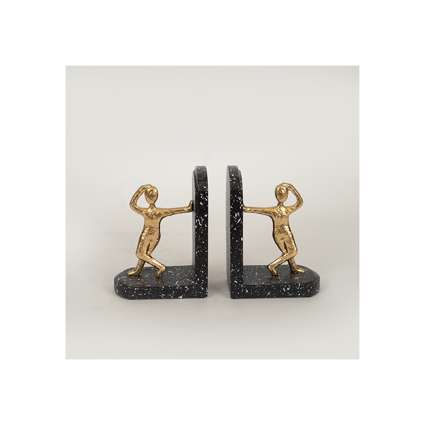 SETTI 2x Kirjapidike kulta/musta