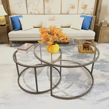 SETTI 2x Konferenssipöytä BELARUS musta