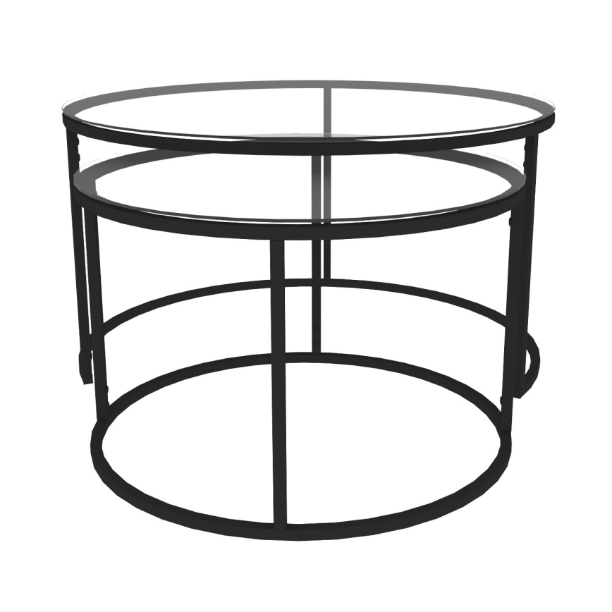 SETTI 2x Konferenssipöytä BELARUS musta