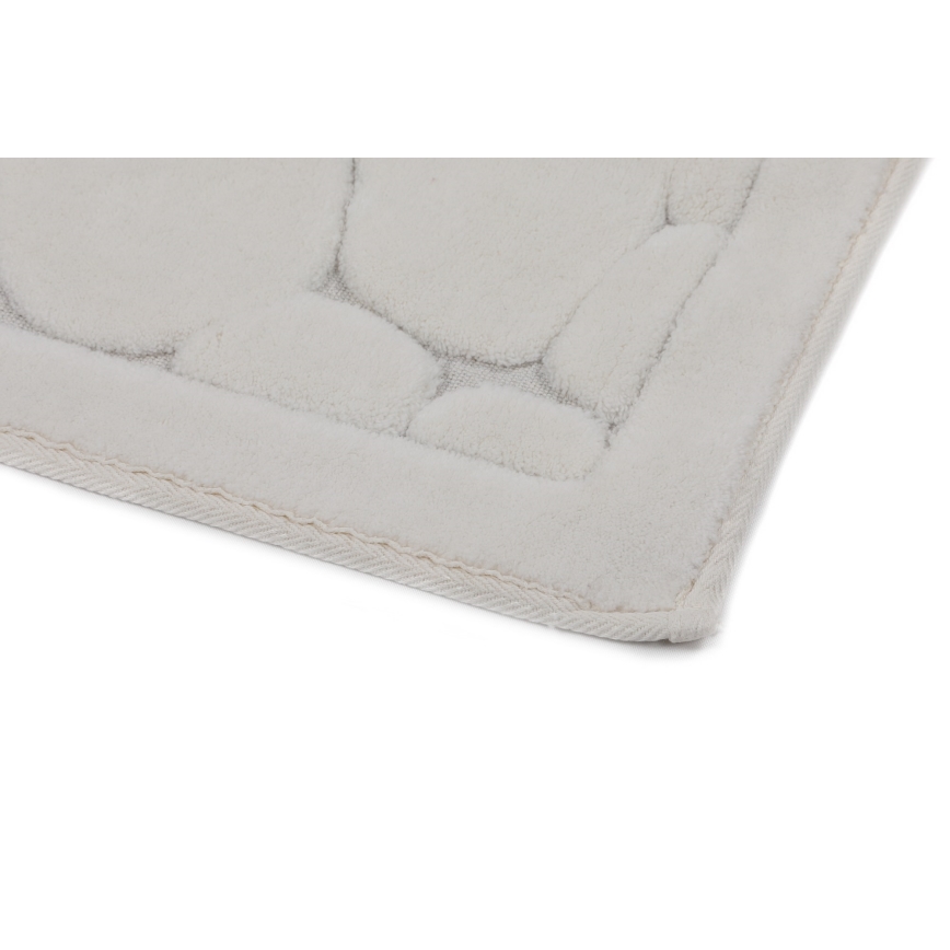 SETTI 2x Kylpyhuonematto LINO 60/100 cm beige