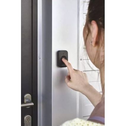 SETTI 2x Langaton akkukäyttöinen ovikello 3xAAA + 1xA23 IP56