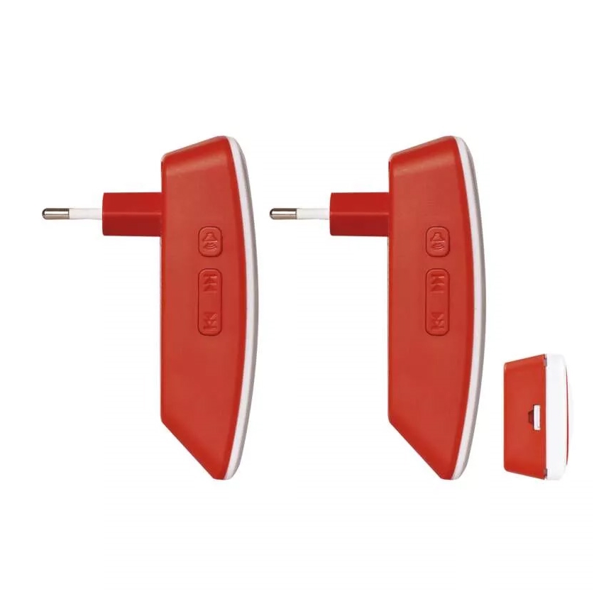 SETTI 2x Langaton ovikello 230V IP44