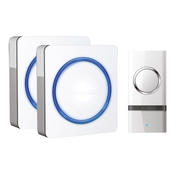 SETTI 2x Langaton pistokeovikello 1L23 230V/12V IP44